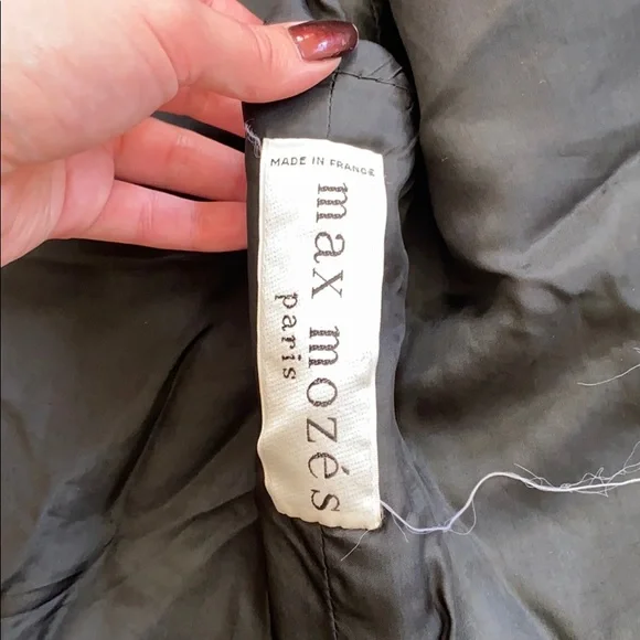 Vintage 70s Max Mozés Paris French Designer Jacket M - Picture 7 of 12